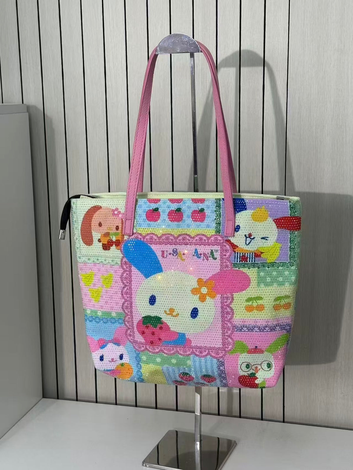 Cute Diamond Tote Bag (Usa hana2)