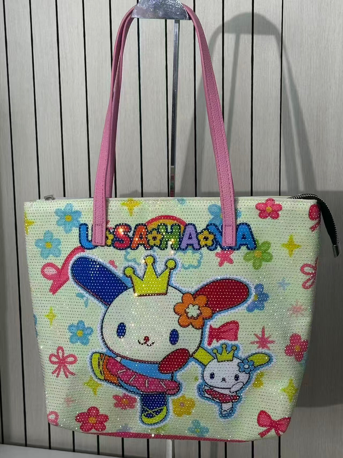 Cute Diamond Tote Bag (Usa hana2)